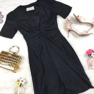 Rebecca Minkoff Black Silk Short Sleeve Dress size 4